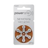 Bateria p/ Aparelho Auditivo Power One P-312 - Lemat