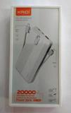 Bateria Portatil Power Bank 20000mah Kd-582 - 444 - kaidi