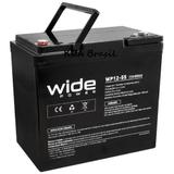 Bateria selada 12v 55ah wide wp12-55 - nobreak jetski cadeira rodas motor pesca