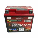 Bateria YTX6 Titan 150 Mix Xre300 Gasolina Bros 125 150 Factor Komotors