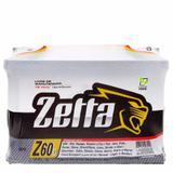 Bateria Zetta 60Ah Z60D Fabricação Moura - Positivo Direito