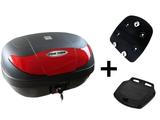 Bau Moto 45 Litros Pro Tork + Bagageiro Xtz150 Crosser - Protork