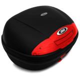 Baú Moto Bauleto 45 Litros Givi E450N Monolock Simply Bagageiro Universal Preto Para 2 Capacetes