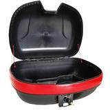 Baú Para Moto Bauleto 48 Litros Com Kit Instalação E Chave TEEM Modelo TM 5542