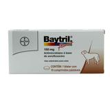 Baytril Flavour 150mg 10 comp Bayer Antibiótico Cães