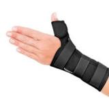 Bc0655-ecp ortese p/punho c/tala p/polegar(lona)preto g cx c - Mercur s.a.