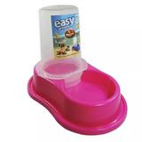 Bebedouro / Comedouro Automático Com Dosador Anti Formigas Rosa - Furacão pet