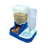 Bebedouro e comedouro dual pet chalesco