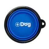 Bebedouro e comedouro portátil mais dog azul