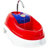 Bebedouro Fonte Elétrica para Cães e Gatos com Sensor de Presença Truqys Pet Volcano Vermelho