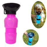 Bebedouro Garrafa Para Cães e Gatos Portatil Viagem Rosa Pet - Ab midia