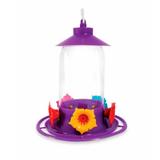 Bebedouro P/ Beija Flor C/Prato Chapéu Anti-Formiga 5 Flores 920ml - Manos pet