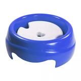 Bebedouro P/ Cães Pelo Longo Plastico 1000ml Azul - Furacão pet