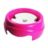 Bebedouro P/ Cães Pelo Longo Plastico 1000ml Rosa - Furacão pet