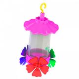 Bebedouro Para Beija Flor Premium Com 3 Flores - Plástico - Murano