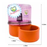 Bebedouro para Cachorros Filtro com Vela Acquapet Rosa 4 Litros