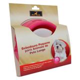Bebedouro para Cães de Pequeno Porte de Pelo Longo com Boia Petflex Rosa - Pet flex
