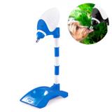 Bebedouro para Pets Automatico Lambe Lambe 1 L Altura Regulavel Azul Truqys