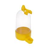 Bebedouro Plástico Pássaro Grande Amarelo Christino