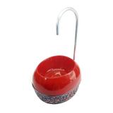 Bebedouro tipo fonte para gatos capri vermelho 110v - Aquária