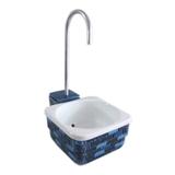 Bebedouro Tipo Fonte Para Gatos Napoli Azul 110V - Aquária