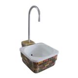 Bebedouro Tipo Fonte Para Gatos Napoli Terracota 110V - Aquária
