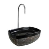 Bebedouro Tipo Fonte Para Gatos Veneza Simples Preto 110V - Aquária