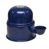 Bebedouro vida mansa 1,4 litros não molha o pelo azul em aluminio