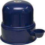 Bebedouro vida mansa 3 litros não molha o pelo azul em aluminio