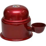Bebedouro vida mansa 700 ml não molha o pelo em aluminio vermelho