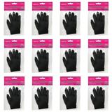 Belliz Black Luvas M C/2 (Kit C/12)