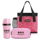 (BEM-ESTAR) Kit 3 Peças de Marmita, Garrafa, e Bolsa Térmica - Jacki design
