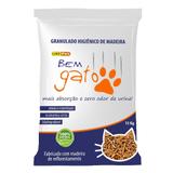 Bem Gato Granulado Higiênico de Madeira 15kg - Like pet
