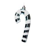 Bengala Decoração Natal P/Pendurar Árvore 4Pçs Branco - Cromus