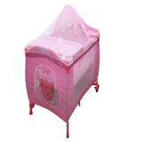 Berço Cercado Com Colchonete E Bolsa De Transporte - Rosa - Color baby