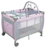 Berço Cercado Plus Baby Style - Rosa Borboletas