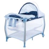Berço Desmontável Aconchego Dark Blue (Azul) - Burigotto