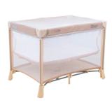 Berço Dobrável Portátil Burigotto New Cuore - Beige