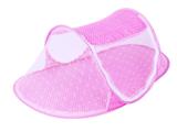 Berço Mosquiteiro Rosa Portátil Compacto com Zíper - Fabimports