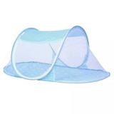 Berço Mosquiteiro Tenda Portátil Compacto Zíper Azul ou Rosa - Compacto com zíper