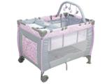 Berço Portátil Baby Style Plus Borboletas - Desmontável 2 Níveis de Altura