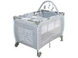 Berço Portátil Baby Style Plus Folhas - Desmontável 2 Níveis de Altura