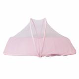 Berço Portátil Rosa com Mosquiteiro - Incomfral