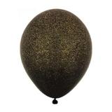 Bexiga Nº10 Glitter Dourado C/12 Balloon Tech
