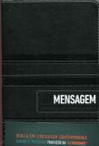 Bíblia A Mensagem - Capa Luxo Preta Onetone - Vida
