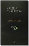 Bíblia A21 Letra grande brochura - verde c/ capa cristal - Vida nova