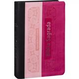 Biblia almeida atualizada letra gigante feminina preta/pink/rosa cl - Sociedade biblica do brasil