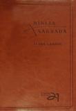 Bíblia Almeida Século 21 Letra grande luxo - marrom - Vida nova