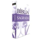 Bíblia da Mulher Florida Lilás - Capa Dura - Nova Bíblia Viva - Hagnos