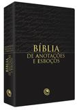 Bíblia de Anotações e Esboços Preta - Central gospel